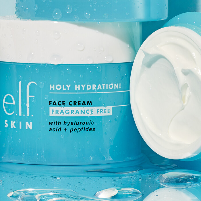 Fragrance Free Face Cream with Hyaluronic Acid and Peptides