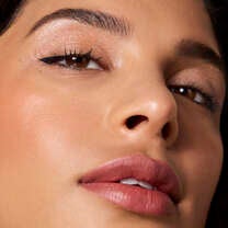 Fine as Fleck Glitter Eyeshadow, Champagne Showers - Peachy Beige with Champagne Sparkle