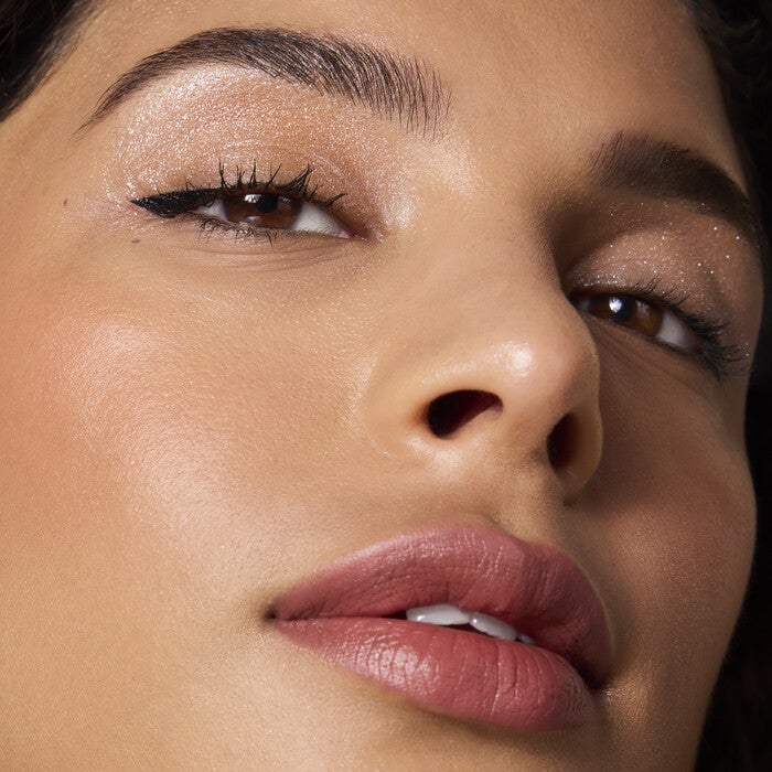 Fine as Fleck Glitter Eyeshadow, Champagne Showers - Peachy Beige with Champagne Sparkle