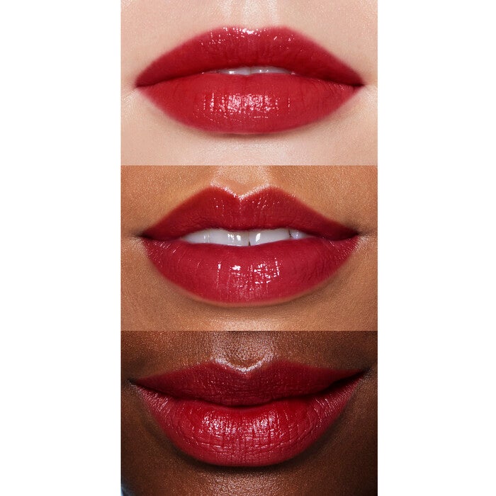 No Regrets: Blue Red Lipstick Shade Lip Chart