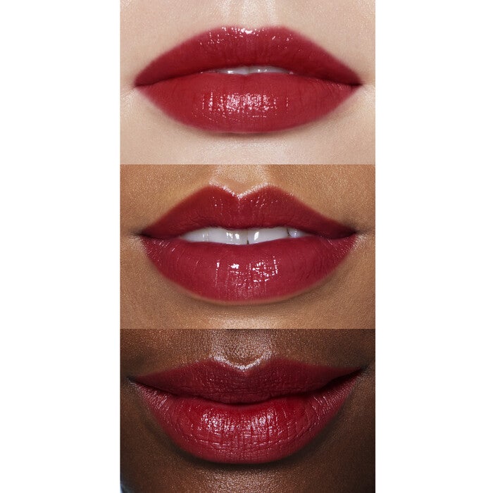 No Regrets: Blue Toned Red Lipstick Shades on Lips