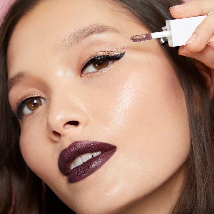 Liquid Glitter Eyeshadow, Copper Pop