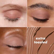 Extra Toasted Warm Brown Liquid Eyeshadow on All Skin Tones