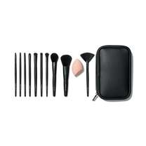 Full Face and Eye Makeup Brush and Sponge Set