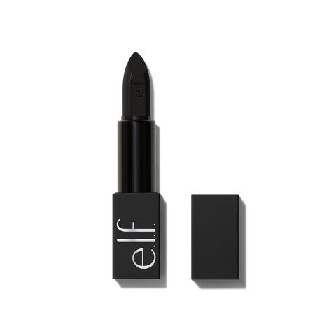 O FACE Satin Lipstick, All Night - Black