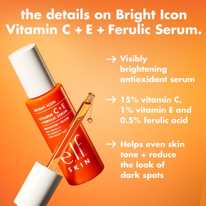 Bright Icon Vitamin C Serum Helps Even Skin Tone & Reduce the Look of Dark Spots