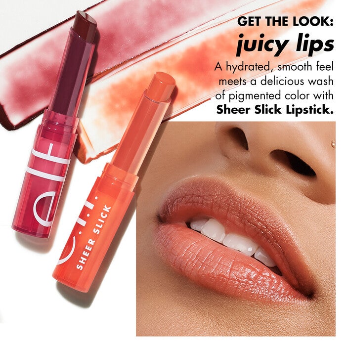 Sheer Slick Lipstick, Orange