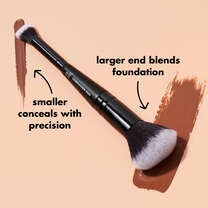 Concealer & Foundation Complexion Duo Brush, 