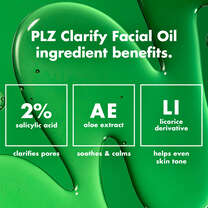 PLZ Clarify Face Oil Ingredients