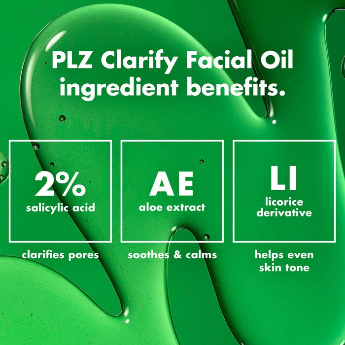 PLZ Clarify Face Oil Ingredients