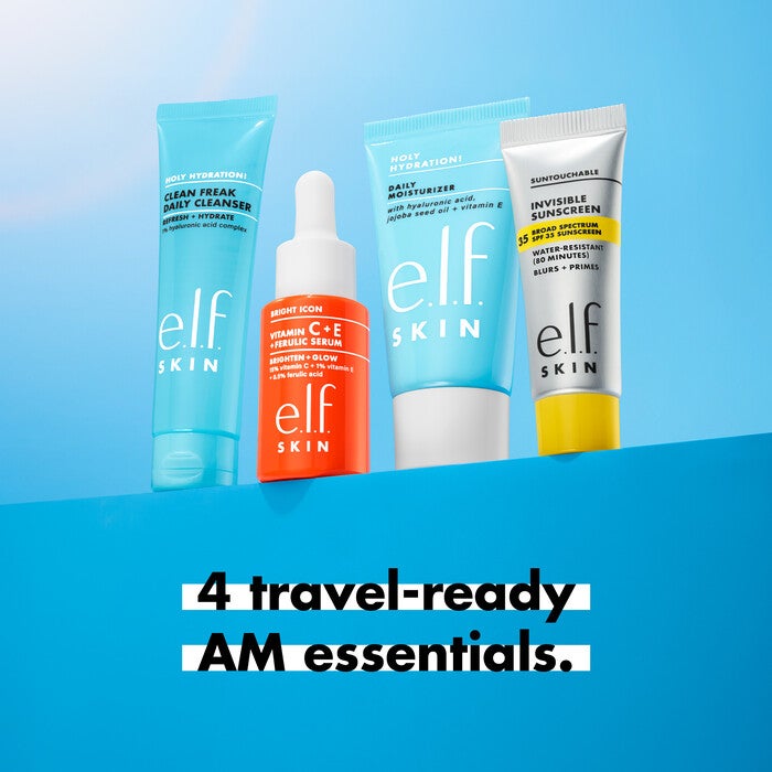 4 Morning Skincare Routine Travel Size Essentials