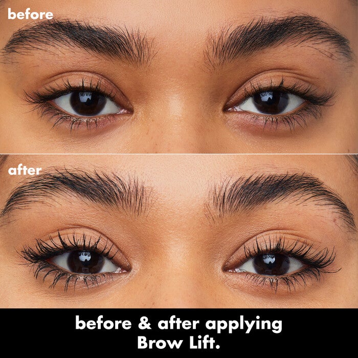 Before and After Applying Brow Lift for Laminated Brow Look