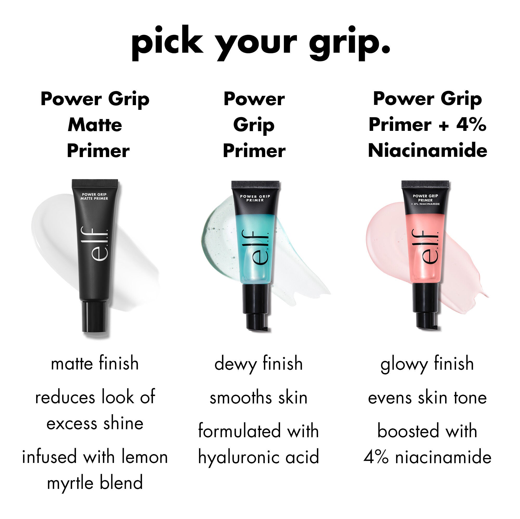Power Grip Primers Comparison Chart