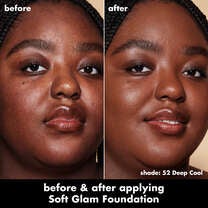 Soft Glam Satin Foundation, 52 Deep Cool - deep with cool undertones