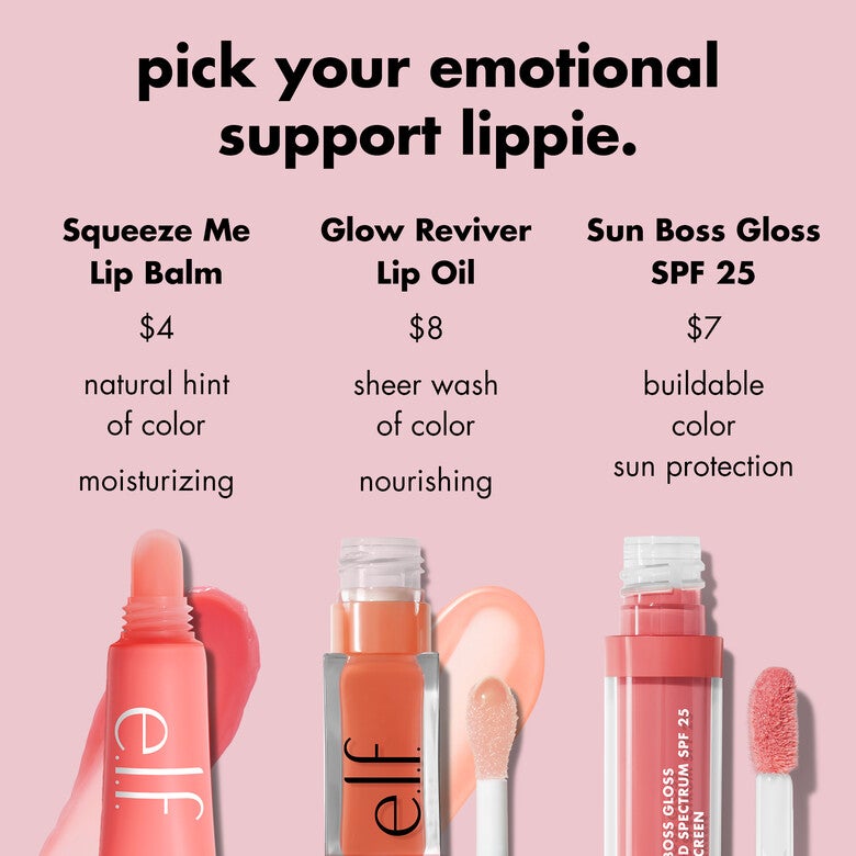 Sun Boss Gloss Tinted Lip Gloss SPF 25 e.l.f. Cosmetics