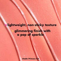 Princess Cut Glimmer Lip Oil Texture Swatch