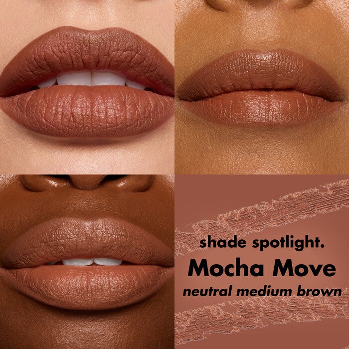  Mocha Move Medium Brown Lip Liner Lip Chart
