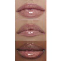 Lip Plumping Gloss, Pink Cosmo - Pale beige-pink shimmer