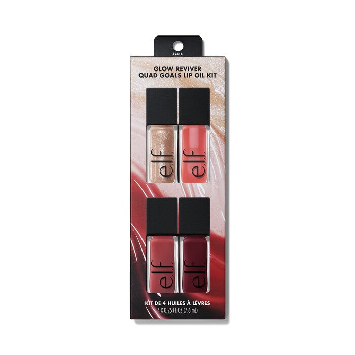 Glow Reviver Lip Oil Quad Goals Lip Oil Set