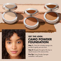 Camo Powder Foundation, Tan 415 C - tan with cool undertones