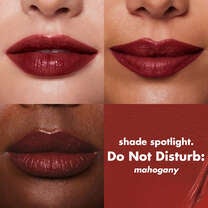 O FACE Satin Lipstick, Do Not Disturb - Mahogany