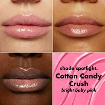 Glow Reviver Melting Lip Balm, new shade! Cotton Candy Crush - Bright baby pink