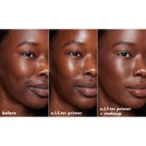 Before and After Applying Mint Melt Primer