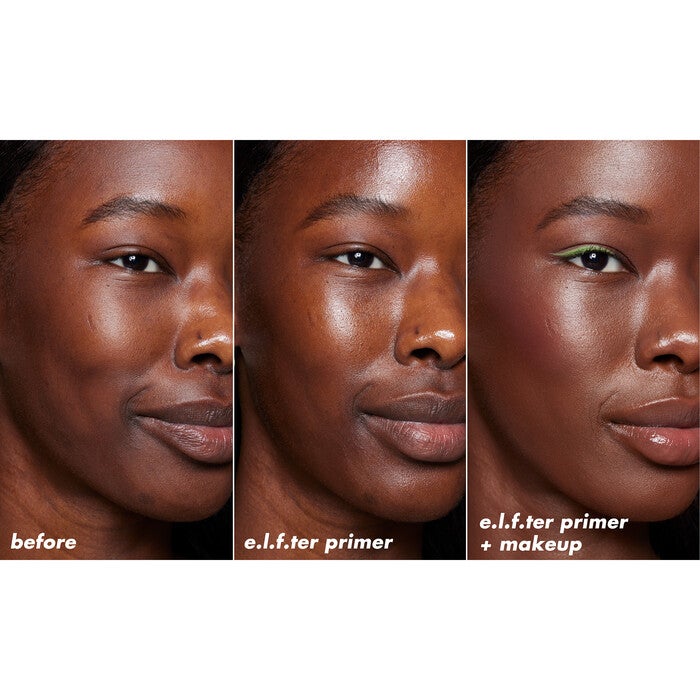 Before and After Applying Mint Melt Primer