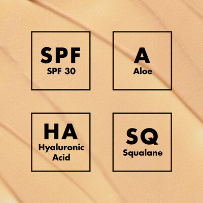 Sunscreen Ingredients: SPF 30, Aloe, Hyaluronic Acid, Squalane