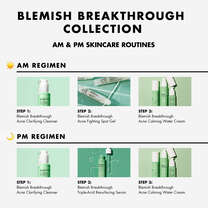 Blemish Breakthrough Acne Skincare AM & PM Routines