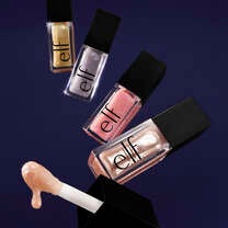 Glow Reviver Lip Oil Glimmer, Citrine Gleam - Clear + Gold Pearl
