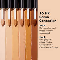 16HR Camo Concealer, Medium Beige - medium with golden beige undertones