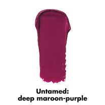 Deep Maroon Purple Lipstick Swatch