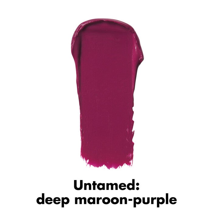 Deep Maroon Purple Lipstick Swatch