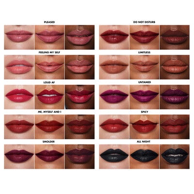 O Face Satin Lipstick, Own It - Burnt Deep Red