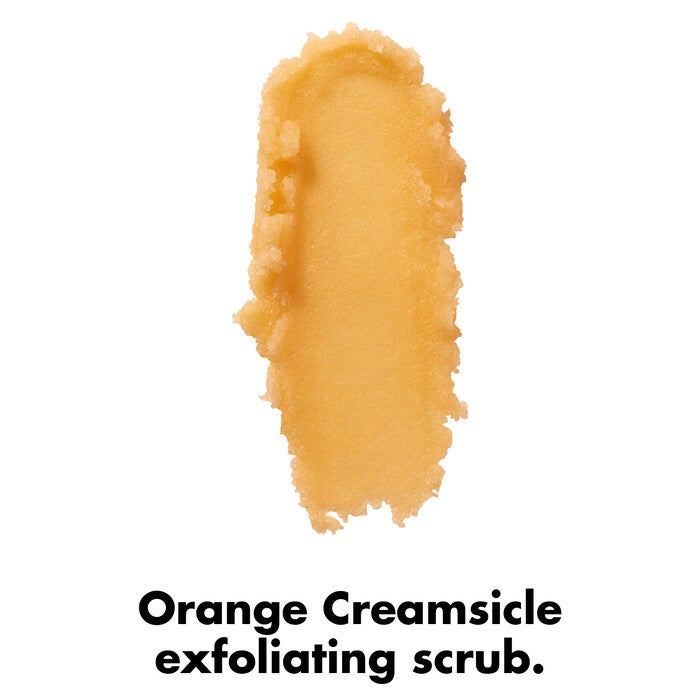 Orange Creamsicle Lip Exfoliator Swatch and Texture