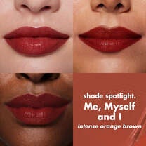 O FACE Satin Lipstick, Me, Myself and I - Intense Orange Brown
