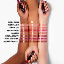 Clout Pout Lip Plumping Arm Swatches