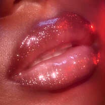 pink shimmer lip oil