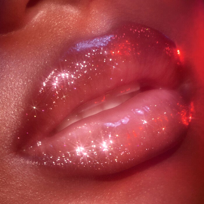 pink shimmer lip oil
