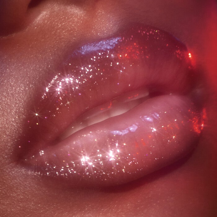 pink shimmer lip oil
