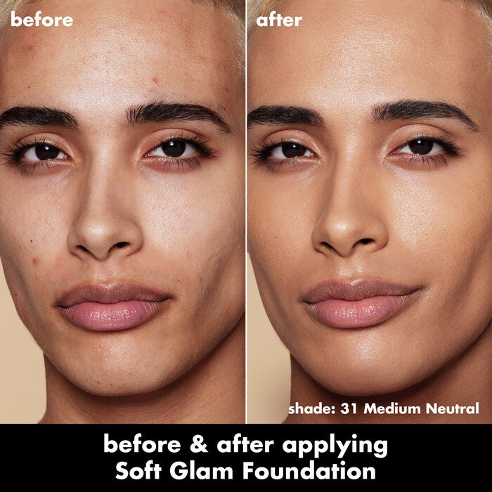 Soft Glam Satin Foundation, 31 Medium Neutral - medium with neutral undertones