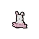100% Cruelty-Free Pins, Bunny