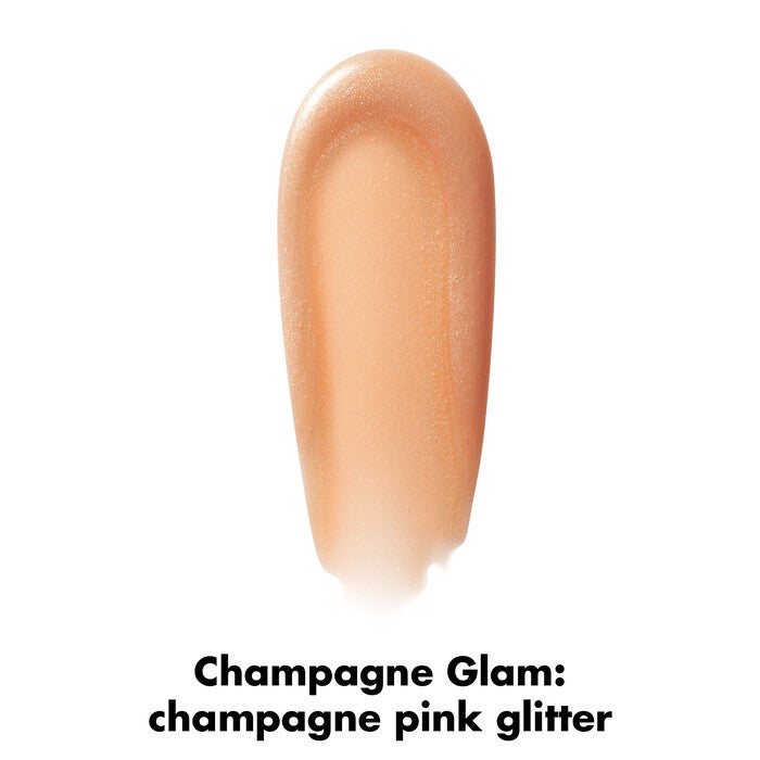 Champagne Glam Lip Plumping Gloss Swatch