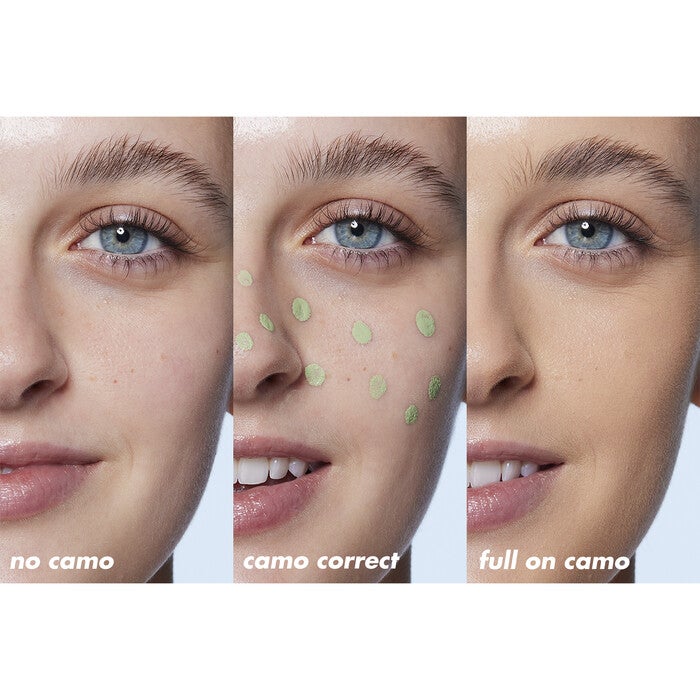 Before and After Applying Green Color Corrector