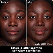 Soft Glam Satin Foundation, 63 Rich Warm - rich with warm undertones