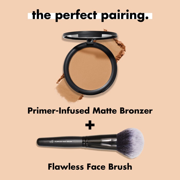 Primer-Infused Matte Bronzer, Sun-Soaked - Deep