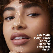 Apply Matte Primer on Your T-Zone for Shine Free Finish