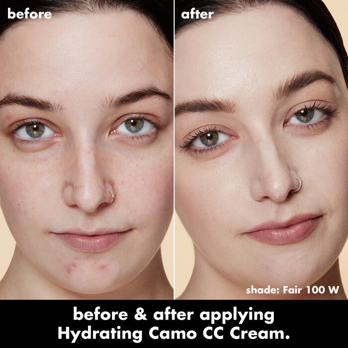 Hydrating Camo CC Cream, Fair 100 W - fair with warm undertones