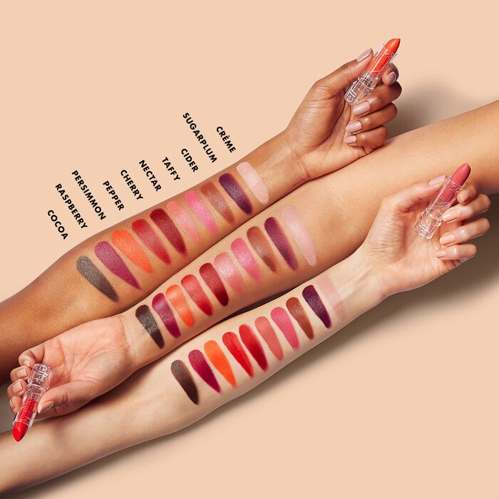 Creamy Lipstick Arm Swatches
